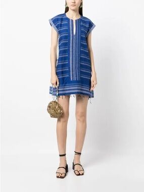 Lemlem Inku Short Kaftan Dress